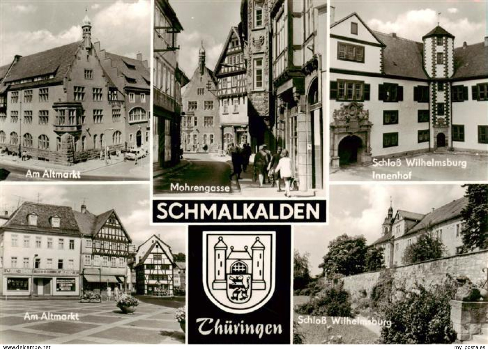 73893627 Schmalkalden Am Altmarkt Mohrengasse Schloss Wilhelmsburg Innenhof Schm - Schmalkalden