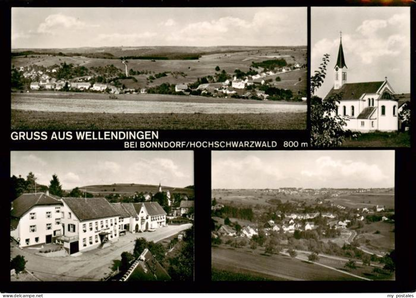 73893276 Wellendingen Bonndorf Panorama Kirche Ortspartien Wellendingen Bonndorf - Bonndorf