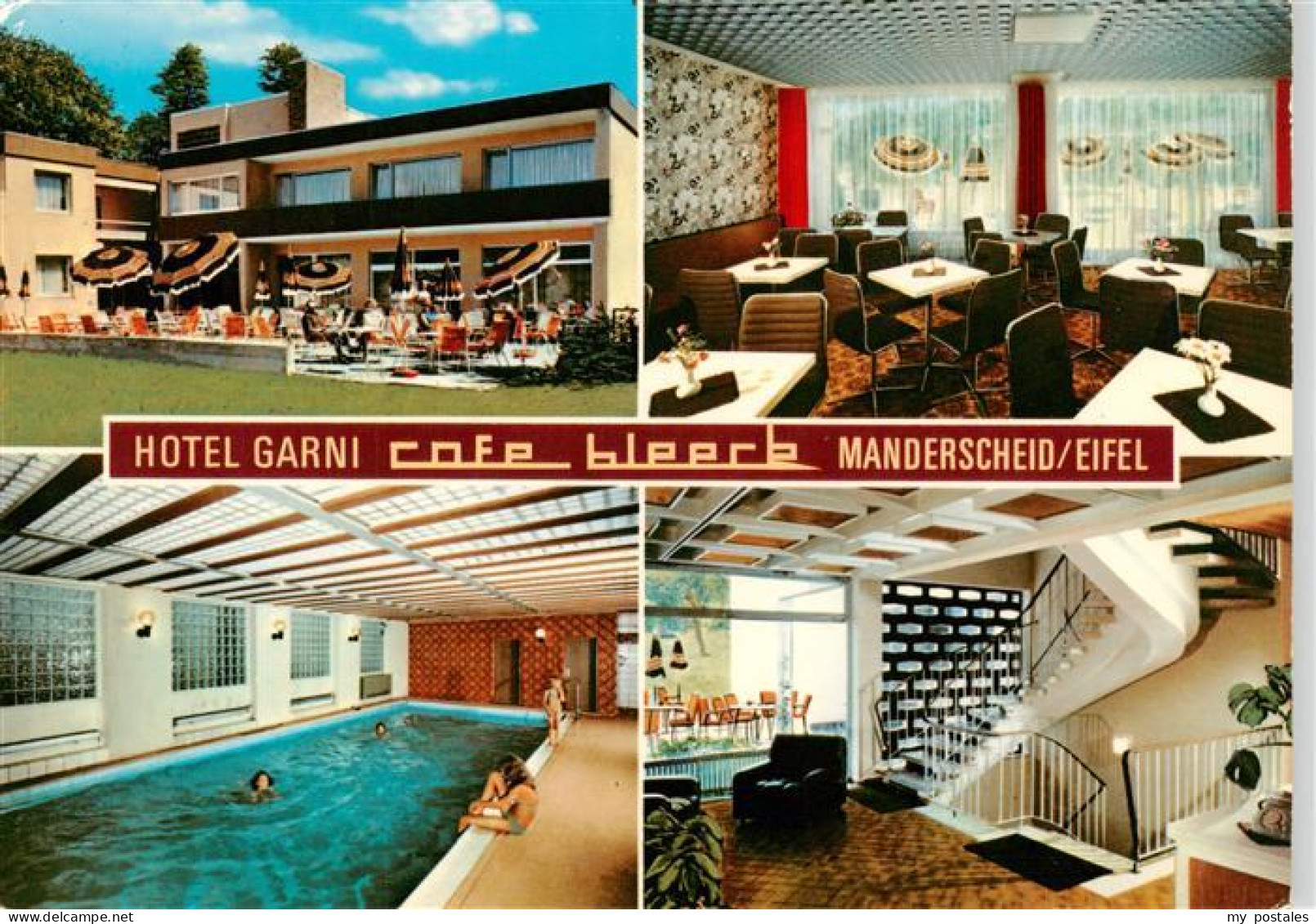 73893266 Manderscheid Eifel Hotel Garni Cafe Bleeck Gaststube Hallenbad Flur Tre - Manderscheid