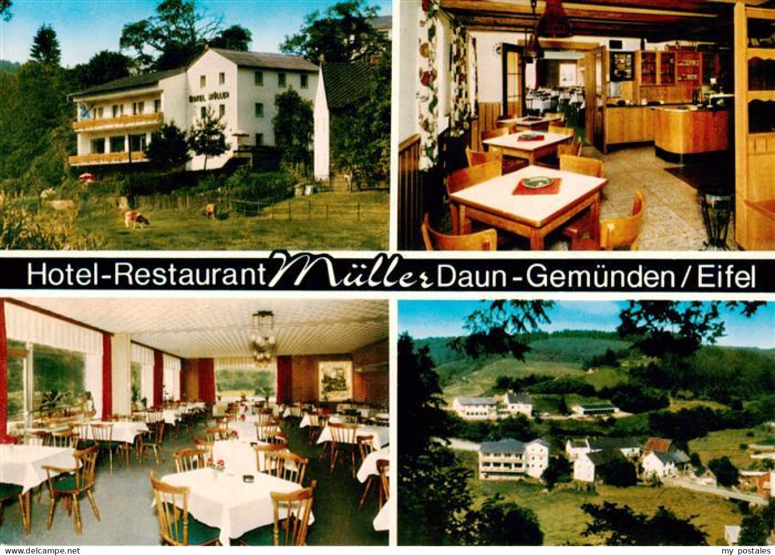 73893262 Gemuenden Eifel Hotel Restaurant Mueller Gastraeume Panorama Gemuenden  - Schleiden