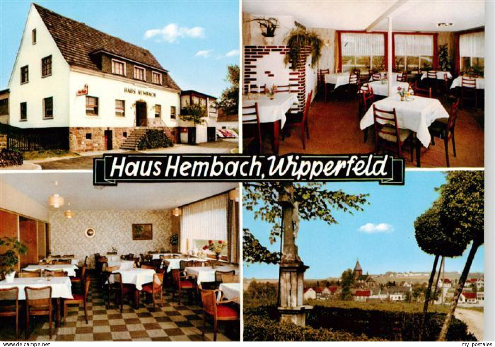 73893246 Wipperfeld Cafe Restaurant Haus Hembach Gastraeume Wegekreuz Panorama W - Wipperfürth