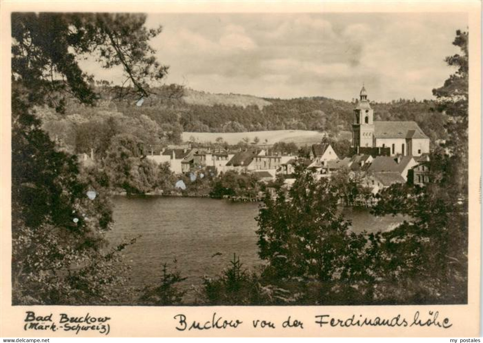 73893154 Bad Buckow Maerkische Schweiz Blick Von Der Ferdinandshoehe Bad Buckow - Autres & Non Classés