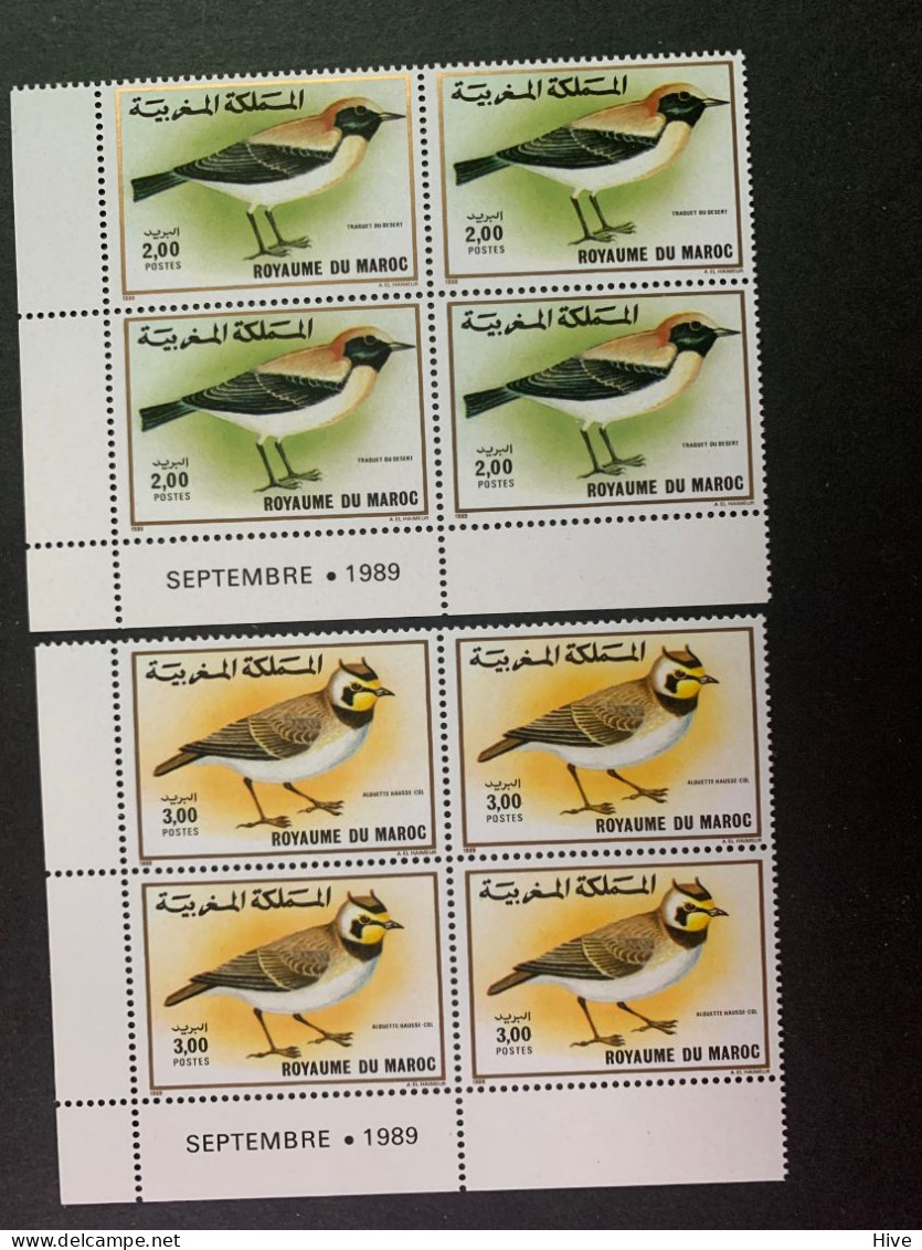 Morocco 1989 Birds  MNH - Morocco (1956-...)