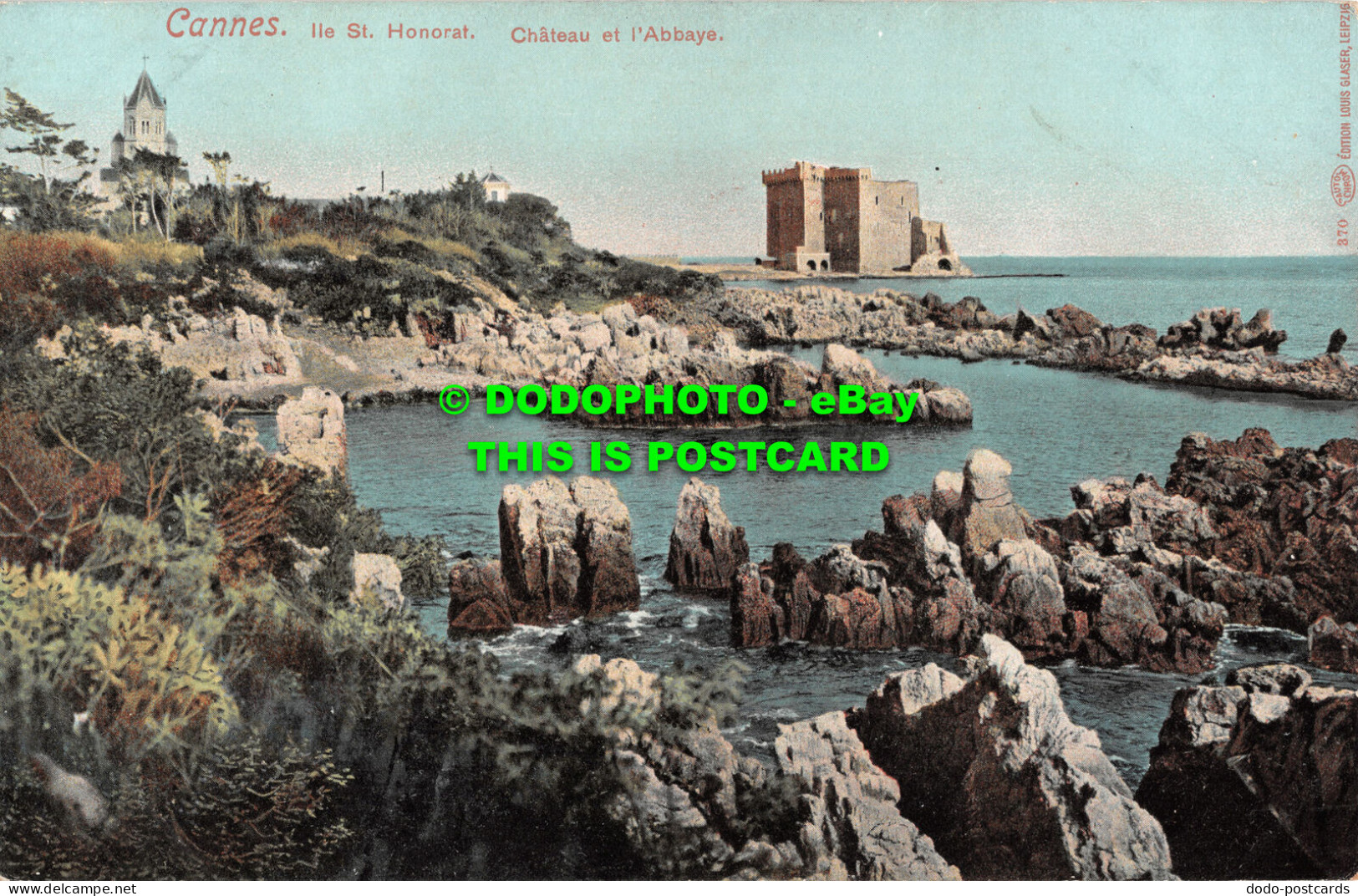 R495923 Cannes. Ile St. Honorat. Chateau Et L Abbaye. Louis Glaser - Monde