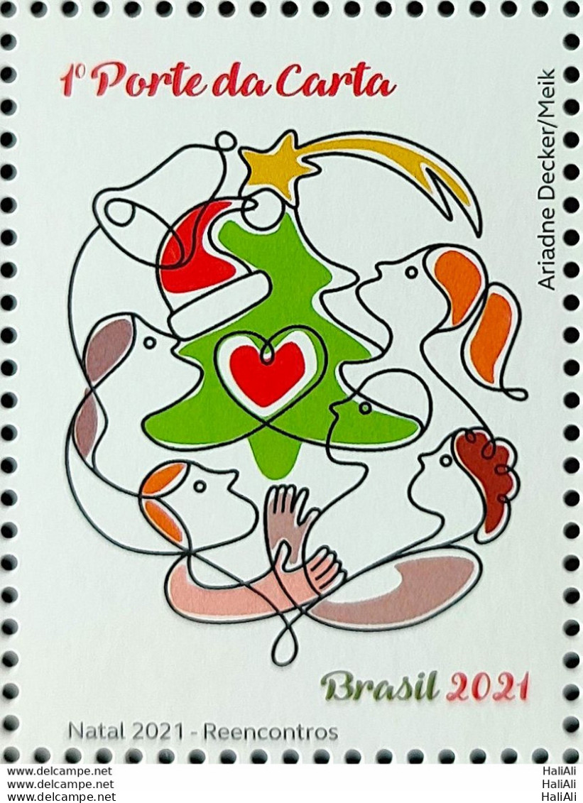 C 4019 Brazil Stamp Christmas Reunion 2021 - Unused Stamps