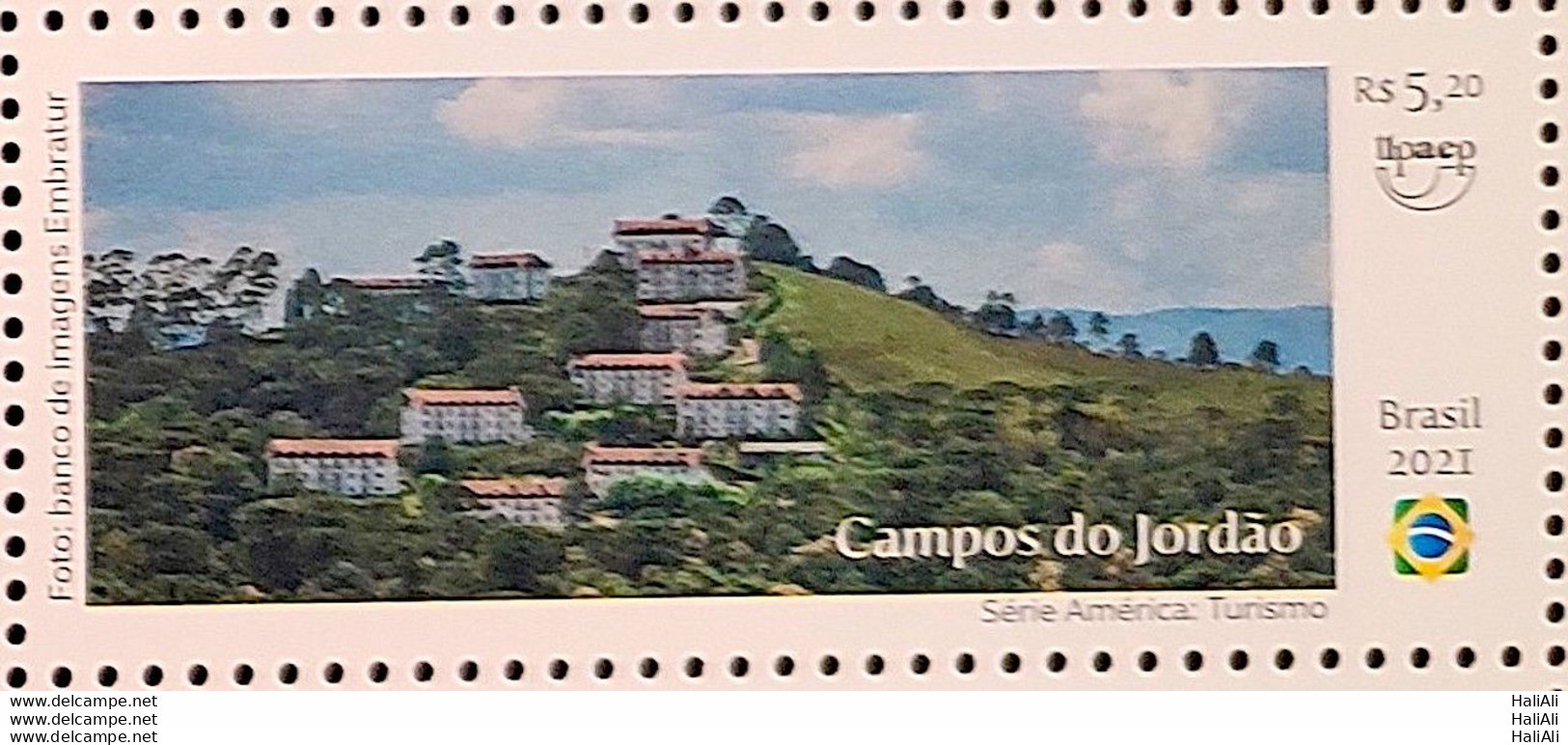 C 4015 Brazil Stamp American Series, Tourism, Campos Do Jordao, Sao Paulo 2021 - Unused Stamps