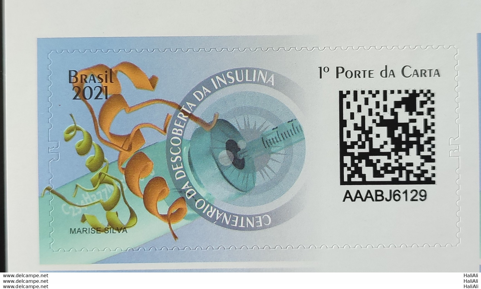 C 4001 Brazil Stamp Discovery Of Health Insulin 2021 - Ungebraucht