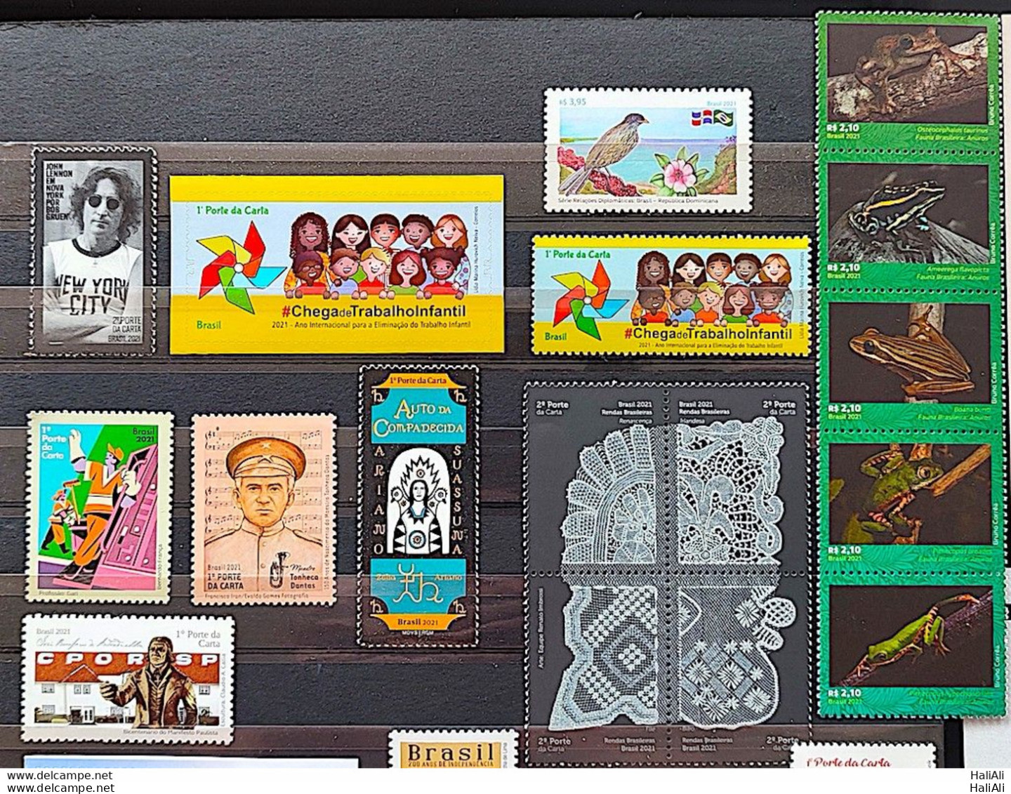 Brazil Collection Stamp Yearpack 2021 Mint - Full Years