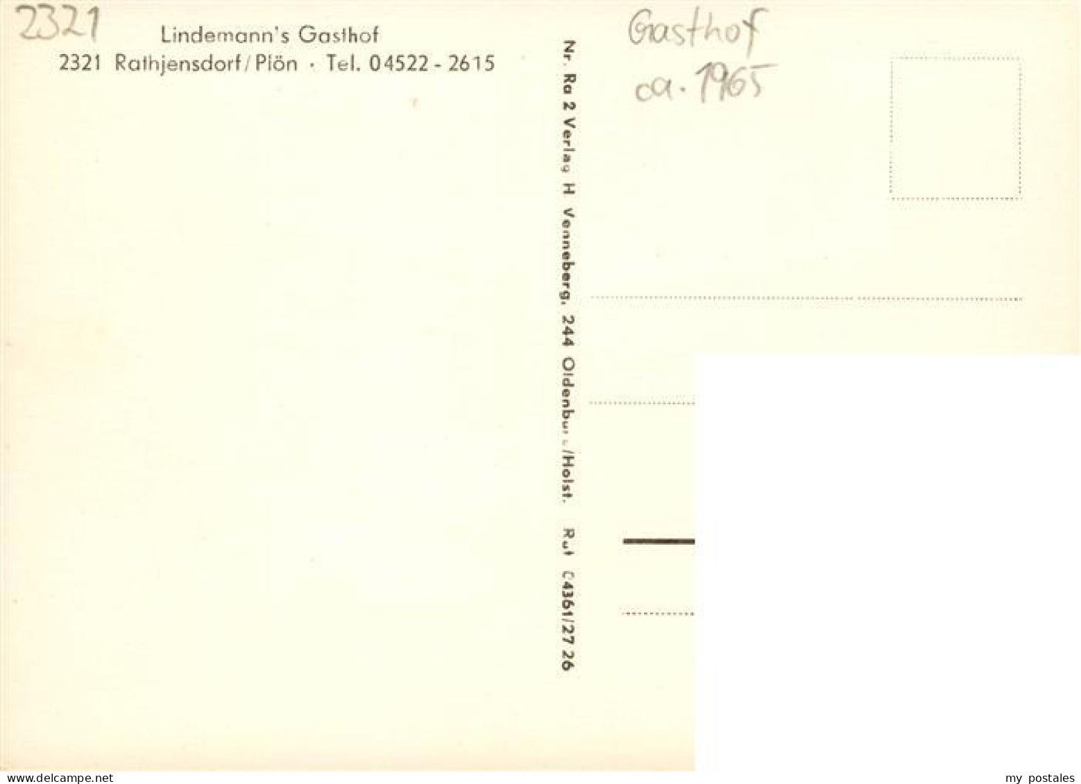 73893074 Rathjensdorf Lindemanns Gasthof Rathjensdorf - Autres & Non Classés