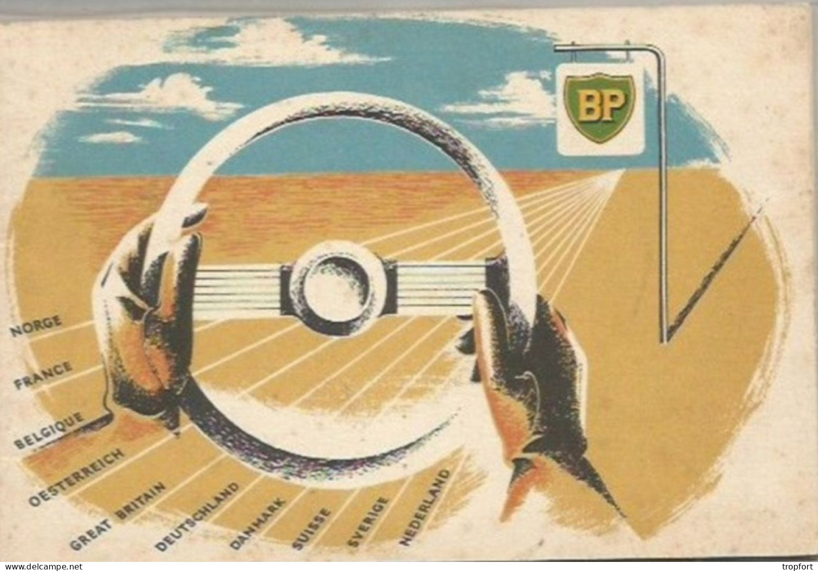 FA / SUPERBE GUIDE De CONVERSATION B.P  CONDEISSAT Instituteur  Voiture AUTOMOBILE Auto - Advertising