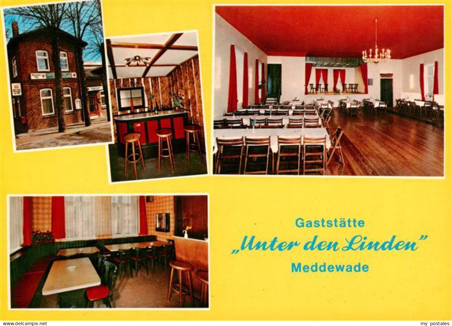 73893071 Meddewade Gaststaette Unter Den Linden Bar Gastraeume Meddewade - Autres & Non Classés