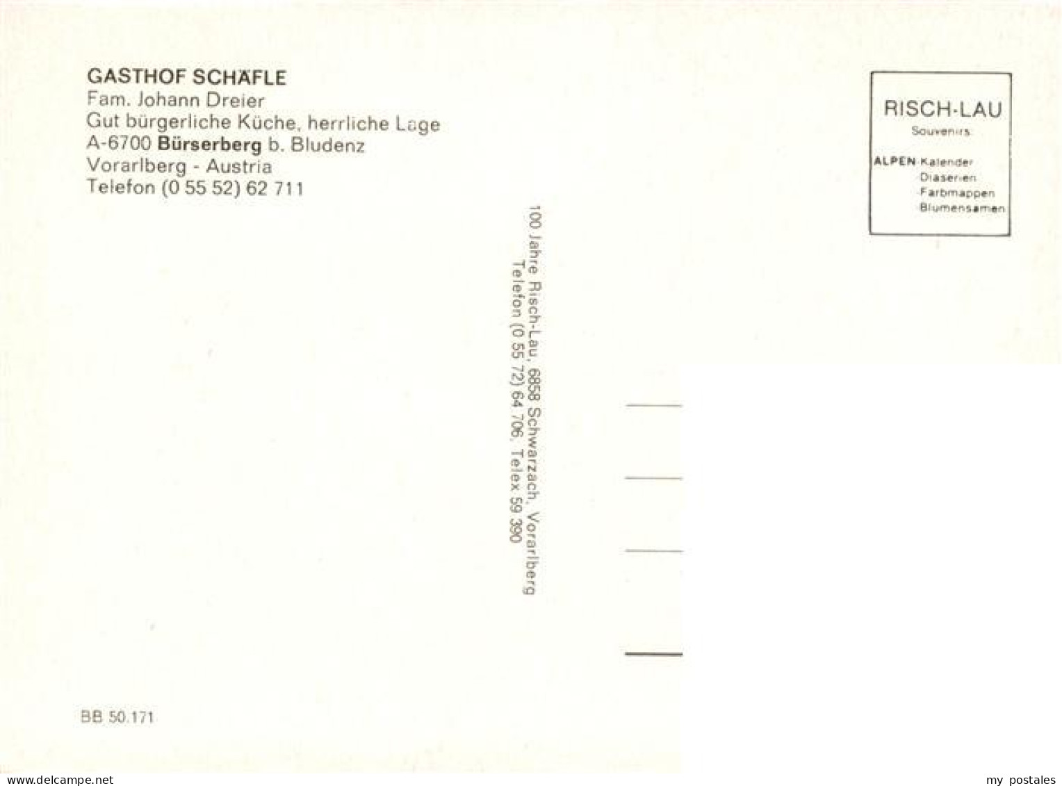 73893058 Buerserberg Vorarlberg AT Gasthof Schaefle  - Other & Unclassified