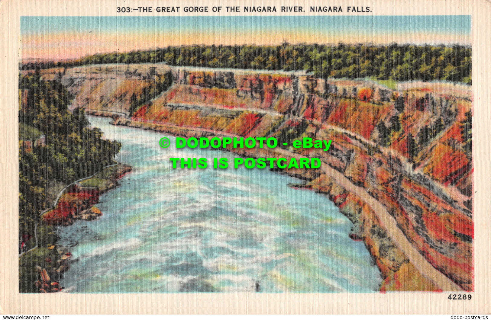 R495978 Niagara Falls. The Great Gorge Of The Niagara River. Metrocraft Everett - Monde