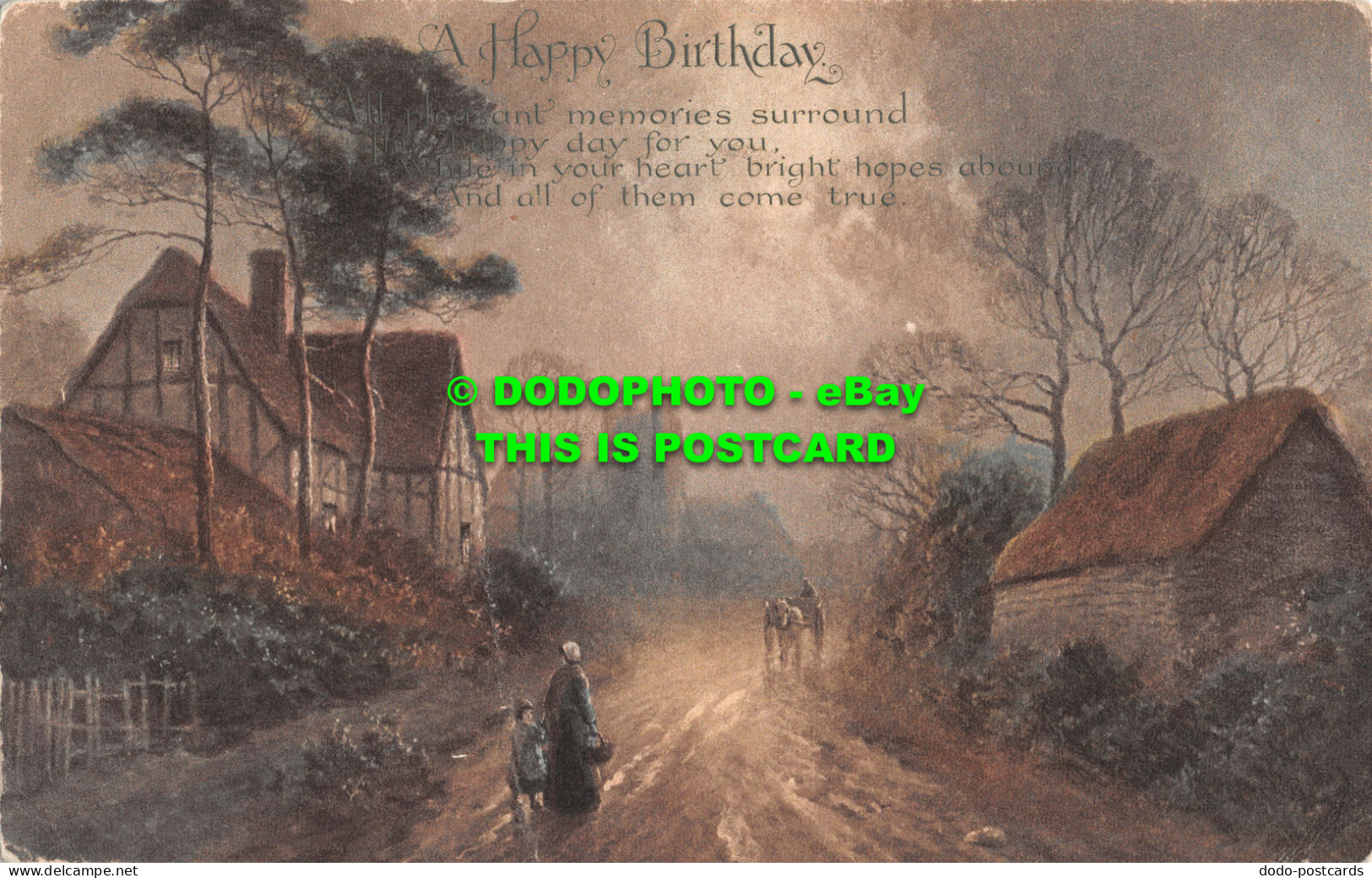 R495979 A Happy Birthday. C. W. Faulkner. Series. 1561 - Monde