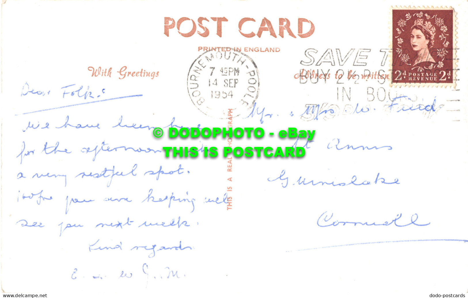 R495980 Greetings From Christchurch. Convent Walk. RP. Multi View. 1954 - Monde