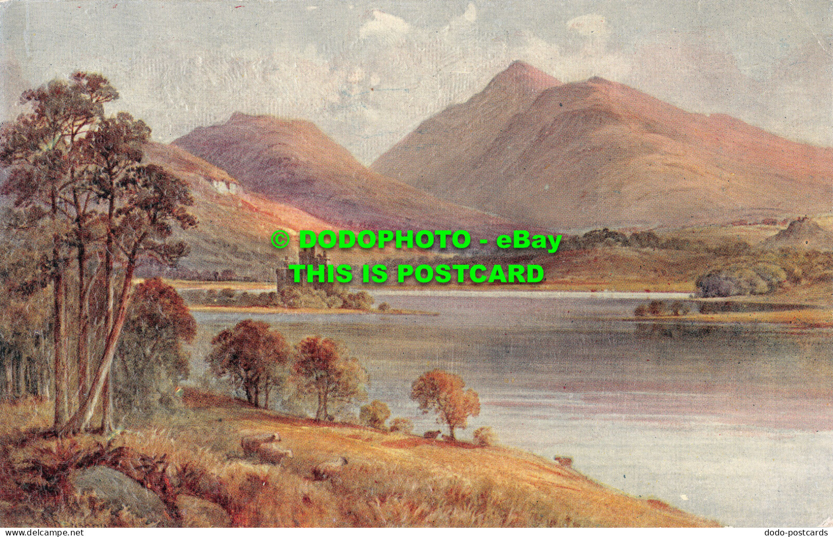 R495986 Loch Awe. Scottish Views Kilchurn Castle. Pictograph Publishing. Oilogra - Monde