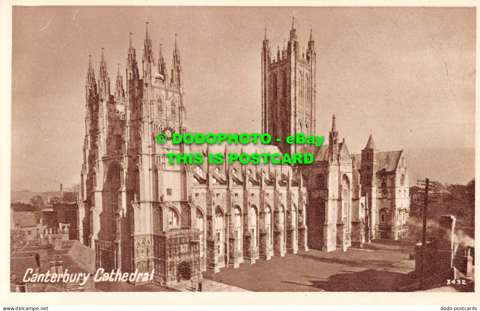 R495995 Canterbury Cathedral. Photo Precision. English Series - Monde