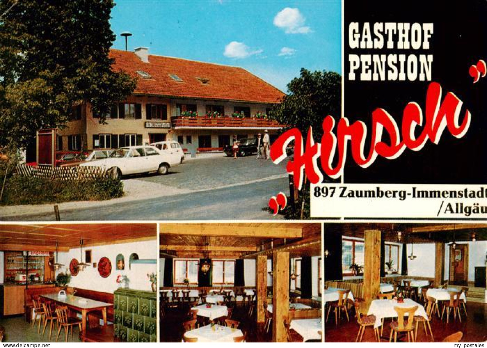 73893010 Zaumberg Allgaeu Gasthof Pension Hirsch Gastraeume Zaumberg Allgaeu - Immenstadt