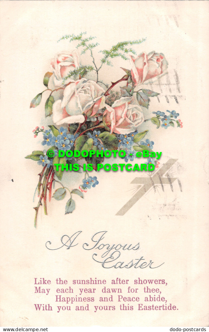 R495529 A Joyous Easter. Flowers. Postcard - Monde