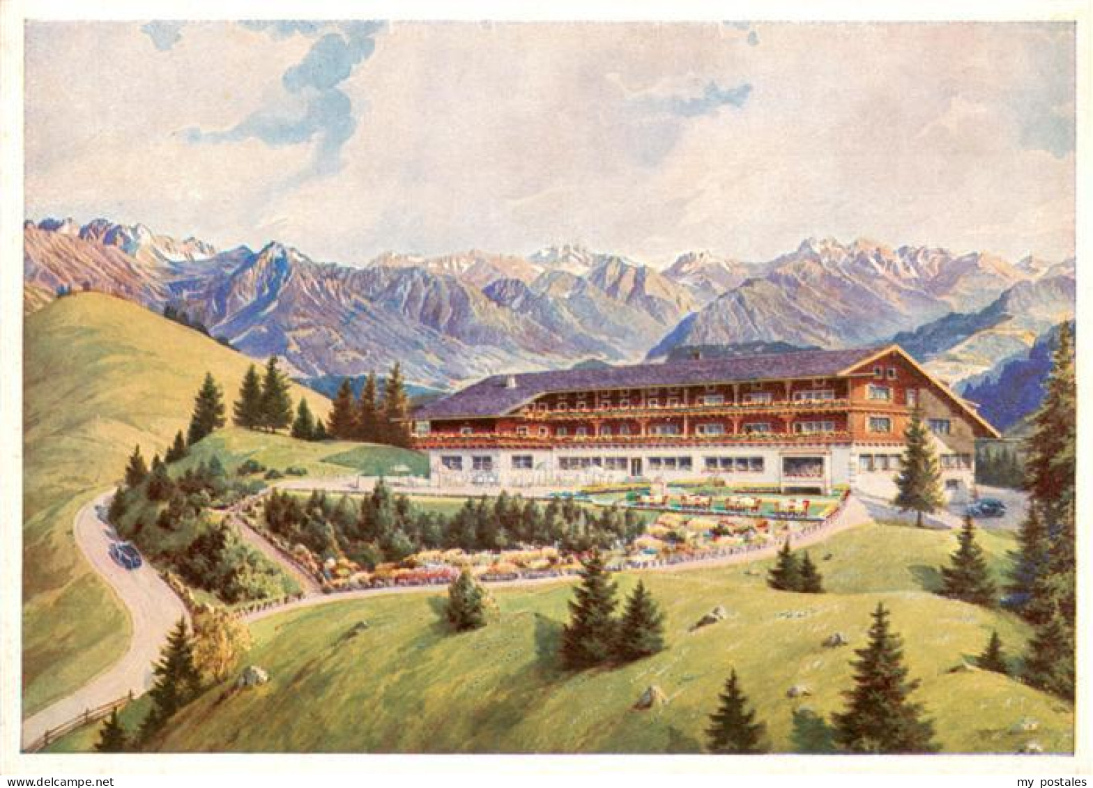 73893002 Sonthofen  Oberallgaeu Allgaeuer Berghof Mit Alpe Eck  - Sonthofen