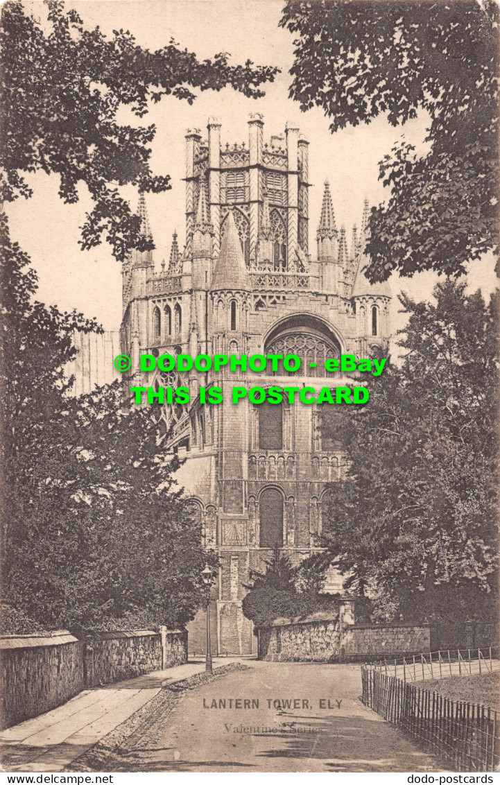 R495697 Ely. Lantern Tower. J. F. Burrows. Valentine Series - Monde