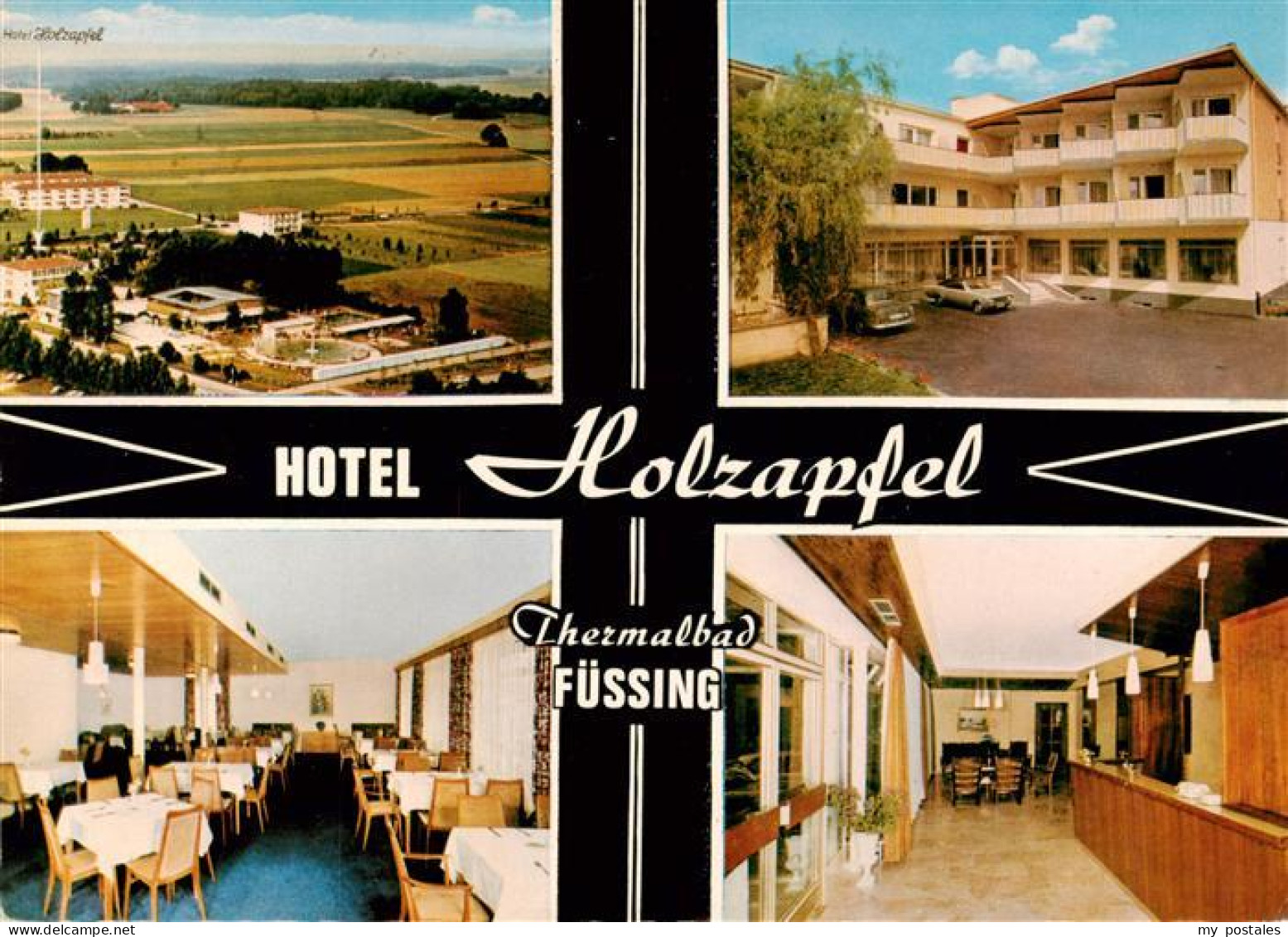 73892998 Bad Fuessing Hotel Holzapfel Gastraum Rezeption Panorama Bad Fuessing - Bad Füssing