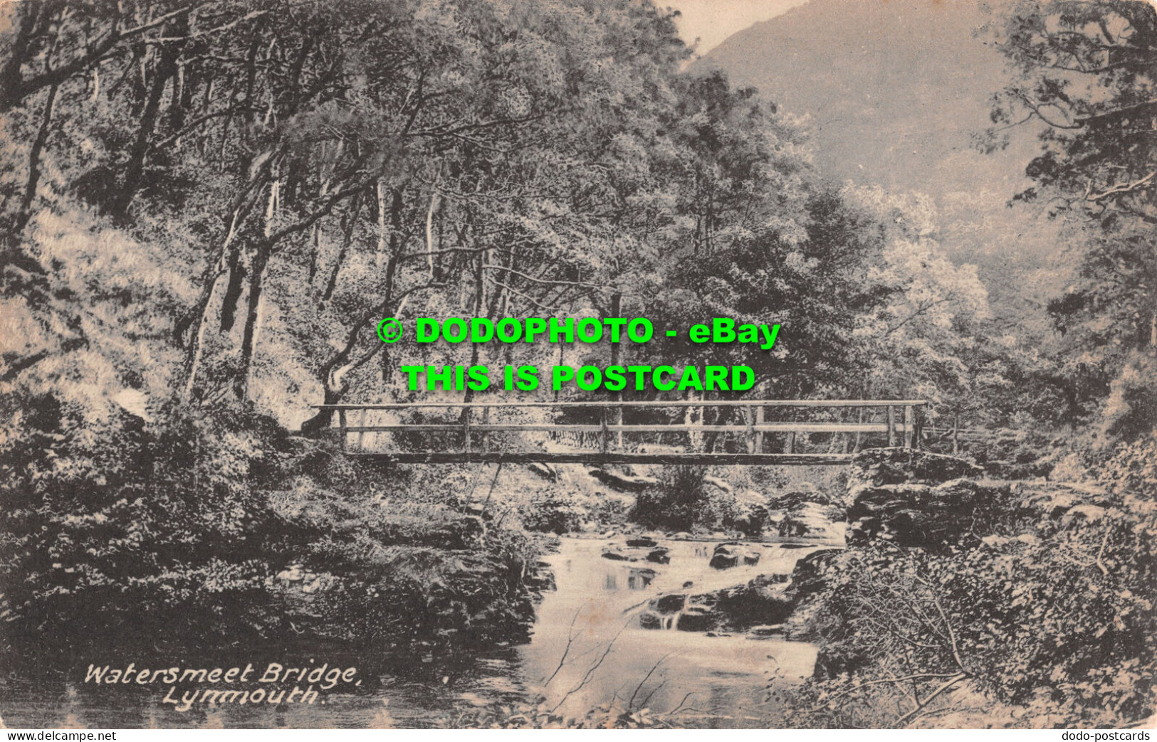 R496022 Watersmeet Bridge. Lynmouth. Montague Cooper. Lynton - Monde