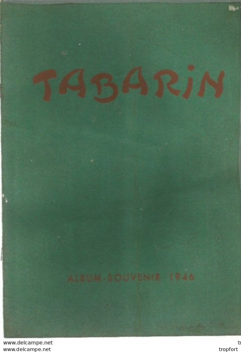 FF / SUPERBE PROGRAMME Théâtre Cabaret TABARIN 1946 FRENCH CANCAN Nu Girl  LA JOIE RENAIT - Programme