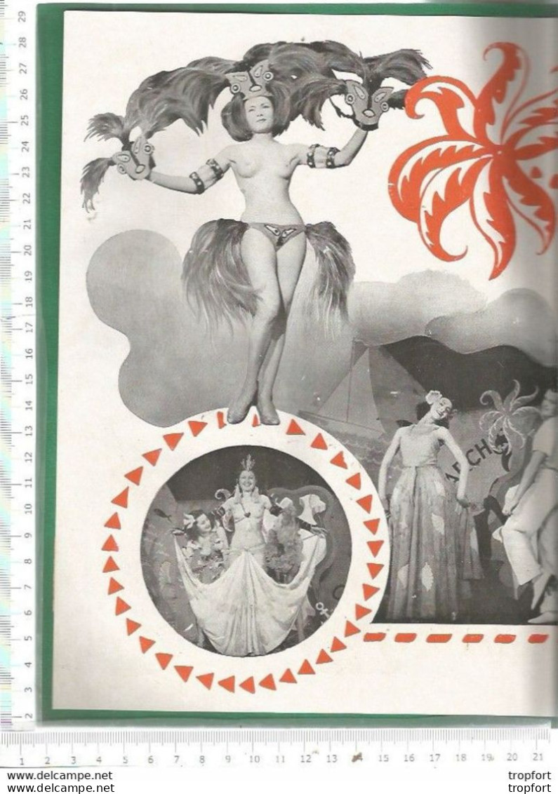 FF / SUPERBE PROGRAMME Théâtre Cabaret TABARIN 1946 FRENCH CANCAN Nu Girl  LA JOIE RENAIT - Programmi