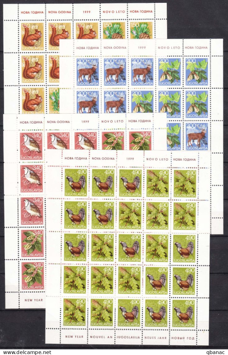 Yugoslavia 1978 Flora And Fauna Mi#1763-1770 Mint Never Hinged Kleinbogen - Nuovi