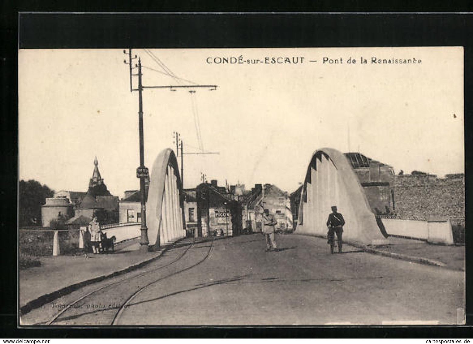 CPA Condé-sur-l`Escaut, Pont De La Renaisssance  - Sonstige & Ohne Zuordnung