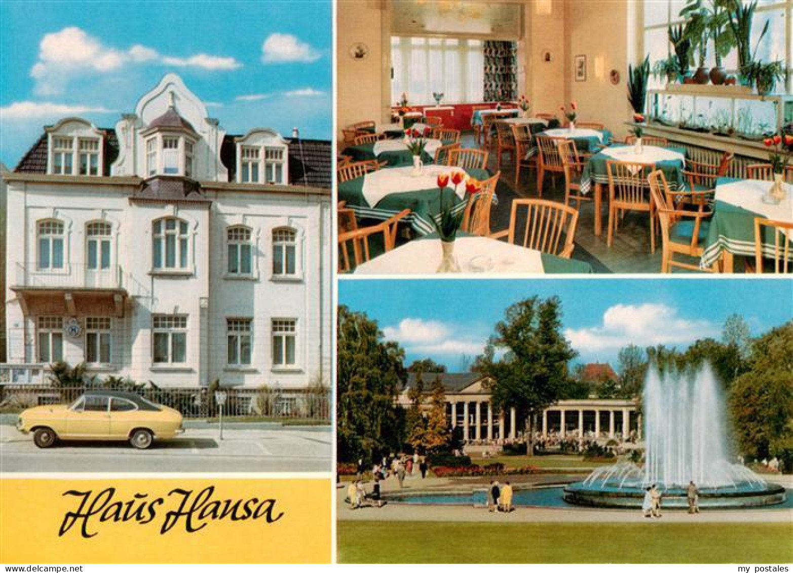 73892923 Bad Oeynhausen Haus Hansa Hotel Pension Diaethaus Gaststube Kurpark Bad - Bad Oeynhausen