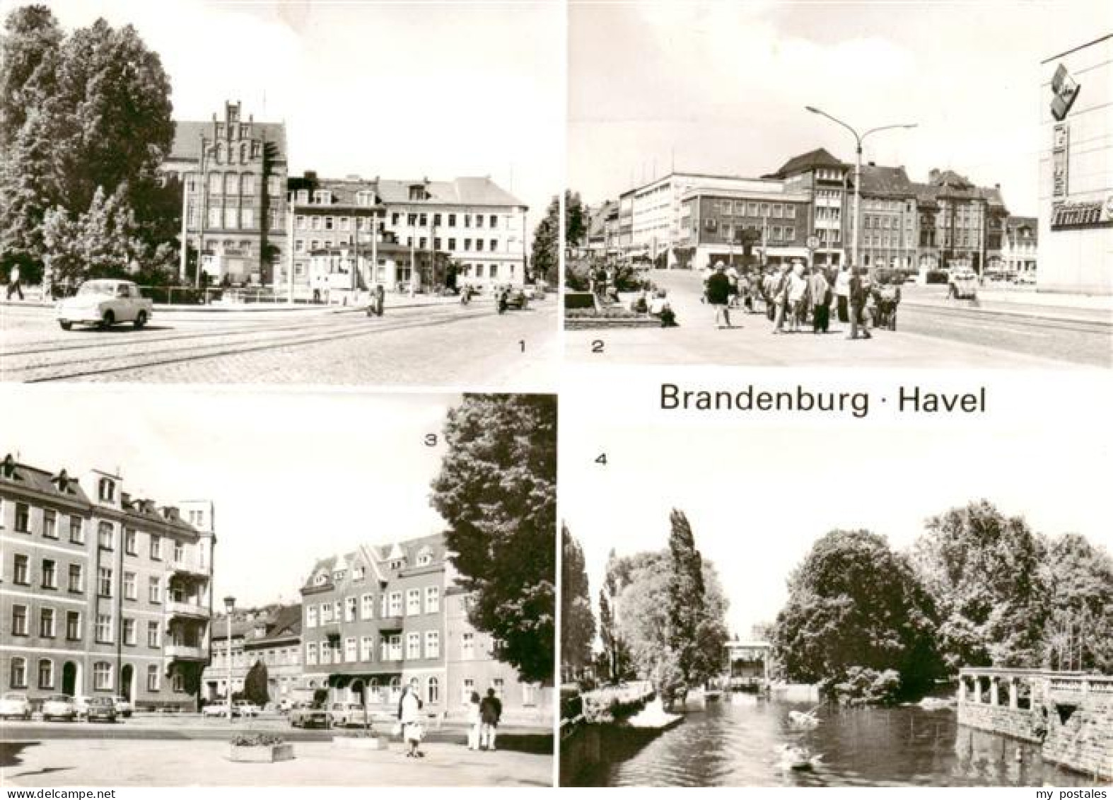 73892899 Brandenburg  Havel Puschkinplatz Im Stadtzentrum Altstaedtischer Markt  - Brandenburg