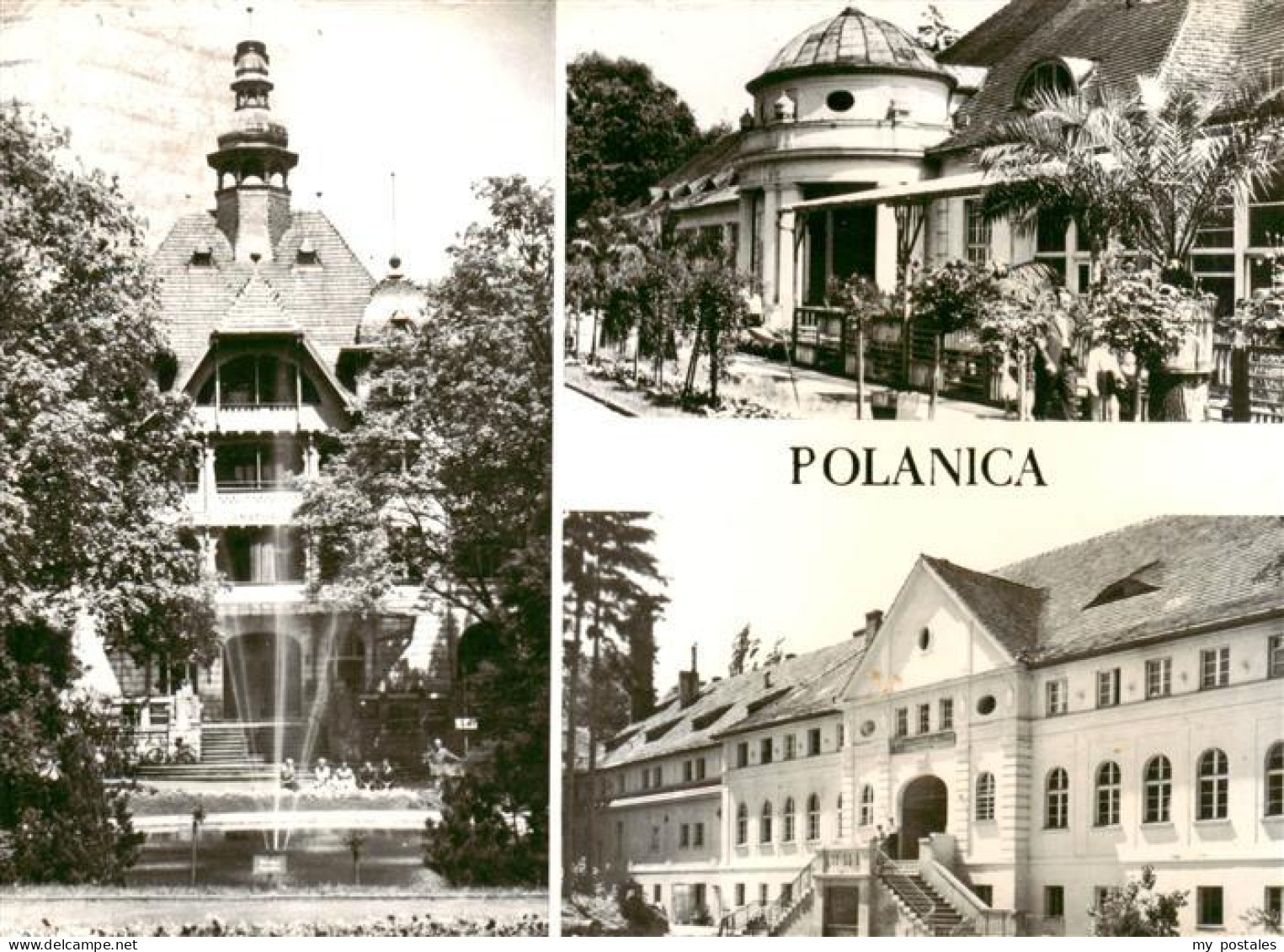 73892801 Polanica-Zdroj Bad Altheide PL Sanatorium Pijalnia W Parku Zdrojowy  - Polonia