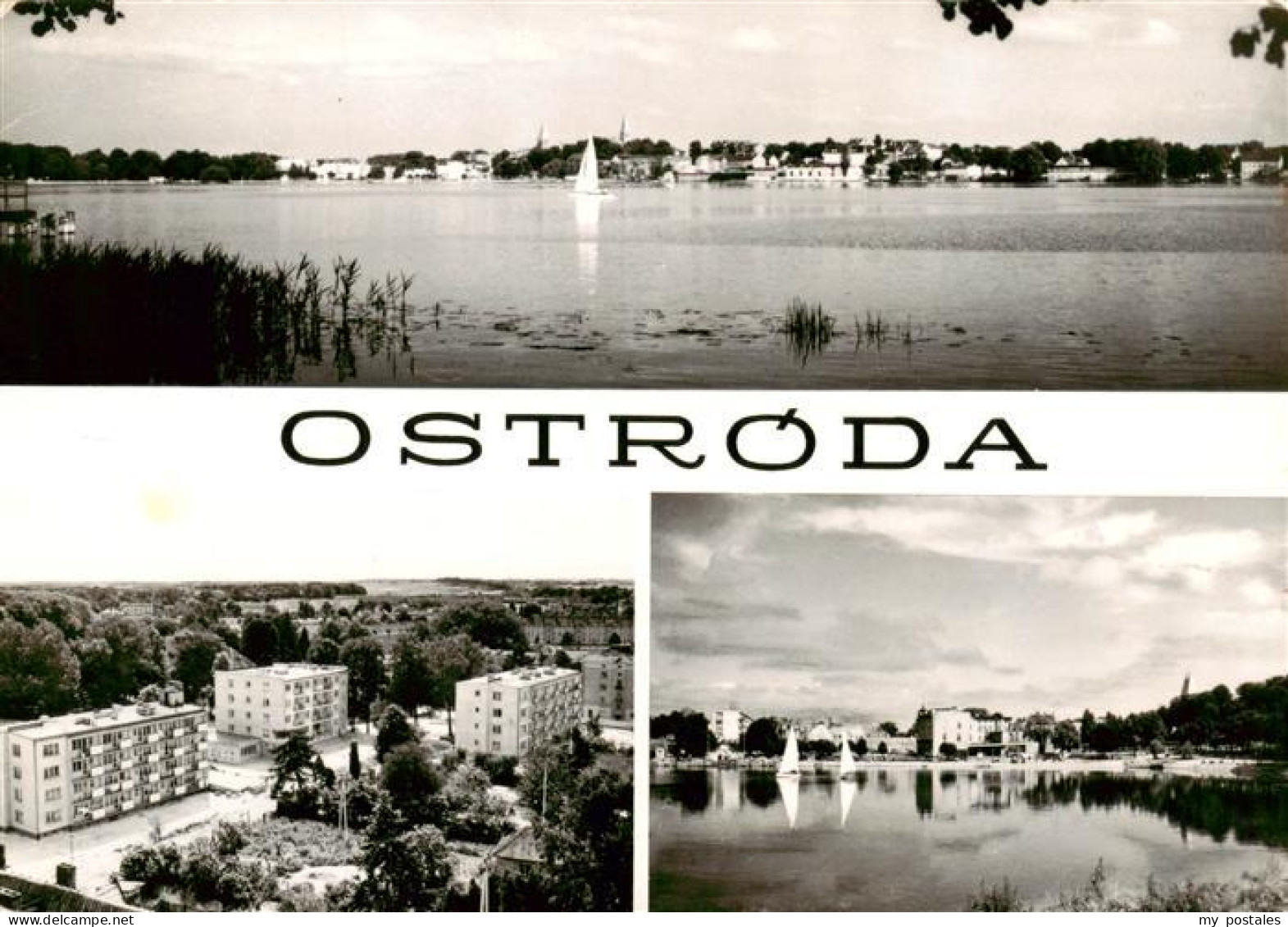 73892800 Ostroda Panorama Miasta Od Strony Jeziora Drweckiego Osiedle Mieszkanio - Polonia