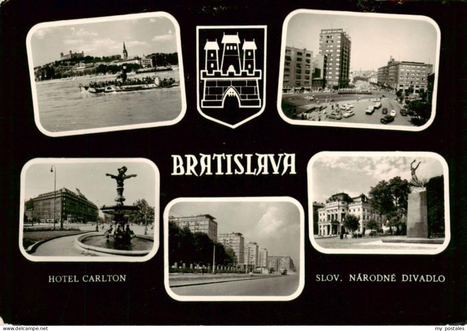 73892796 Bratislava Pressburg Pozsony Hotel Carlton Slov Narodne Divadlo  - Slovakia
