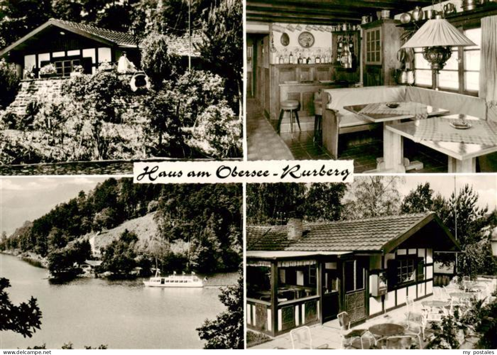 73892789 Rurberg Simmerath Haus Am Obersee Gastraum Terrasse Seepartie  - Simmerath