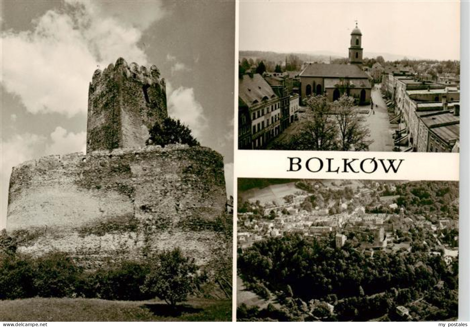 73892773 Bolkow Bolkenhain PL Ruiny Zamku Wieku Rynek Widok Ogolny  - Polonia