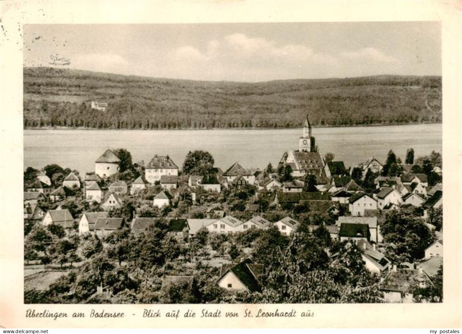 73892725 Ueberlingen Bodensee Stadtblick Von St Leonhardt Aus Ueberlingen Bodens - Ueberlingen