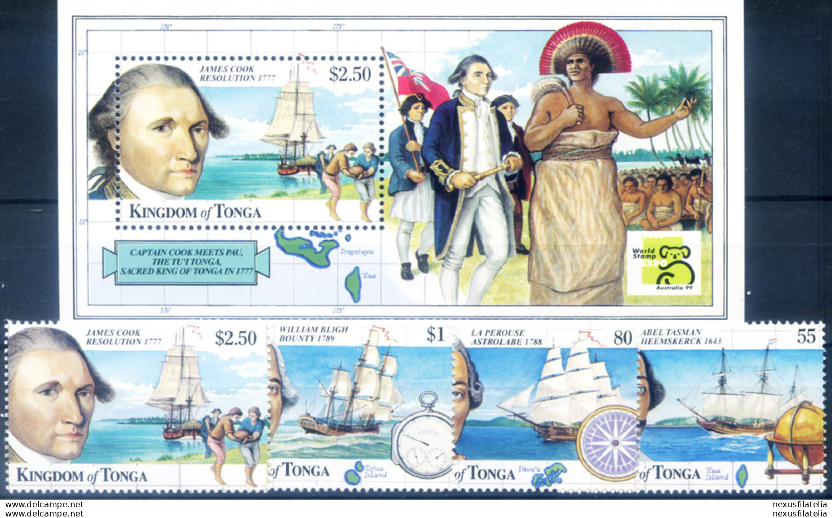 James Cook 1991. - Tonga (1970-...)