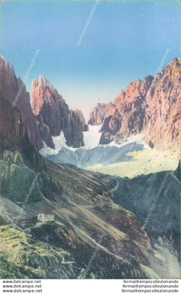 Ad175 Cartolina Rifugio Di Sassolungo Verso Il Dente Di Mezzodi Bolzano - Bolzano (Bozen)