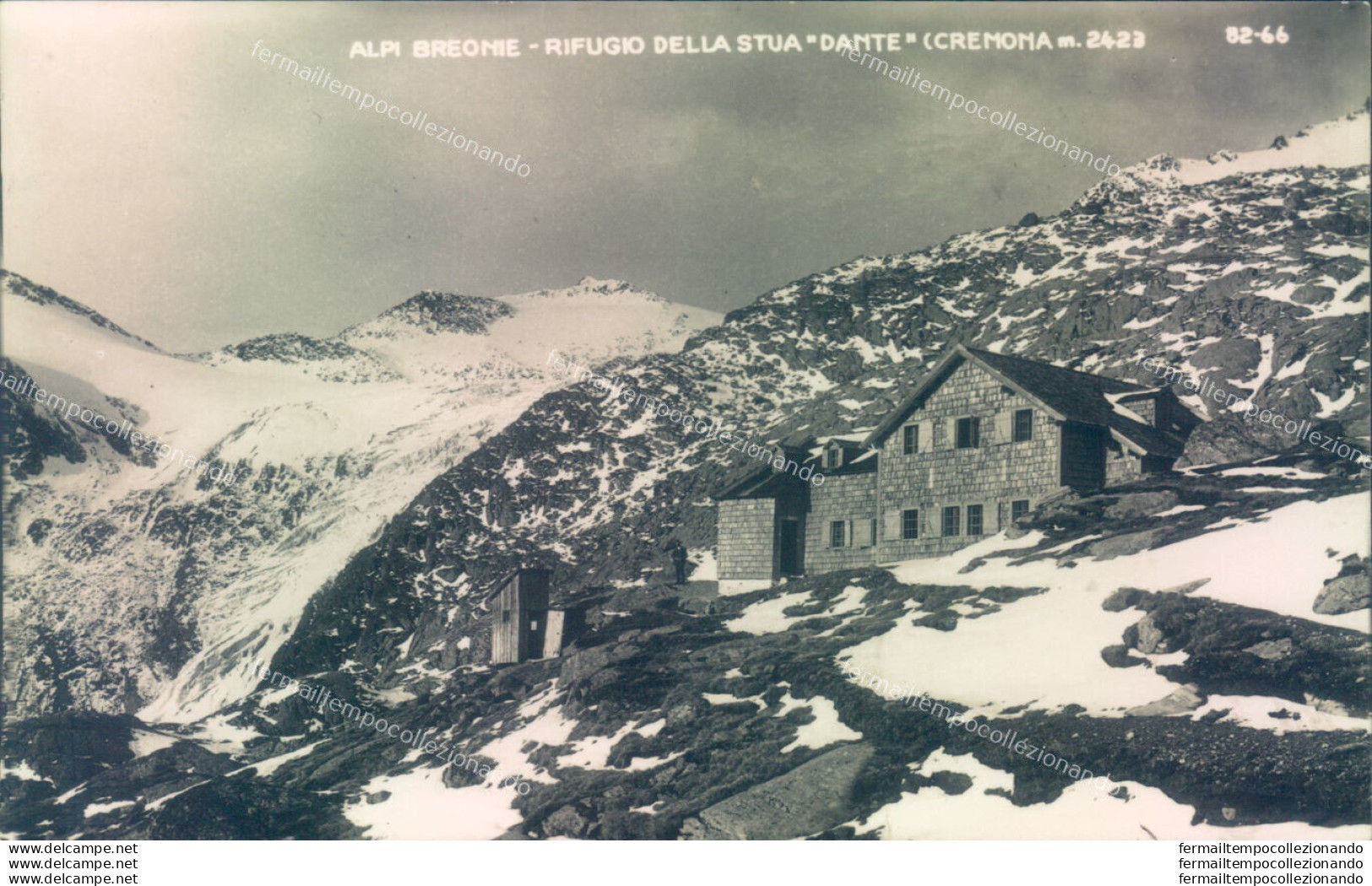 Ad182 Cartolina Alpi Breonie Rifugio Della Stua Dante Provincia Di Bolzano - Bolzano (Bozen)