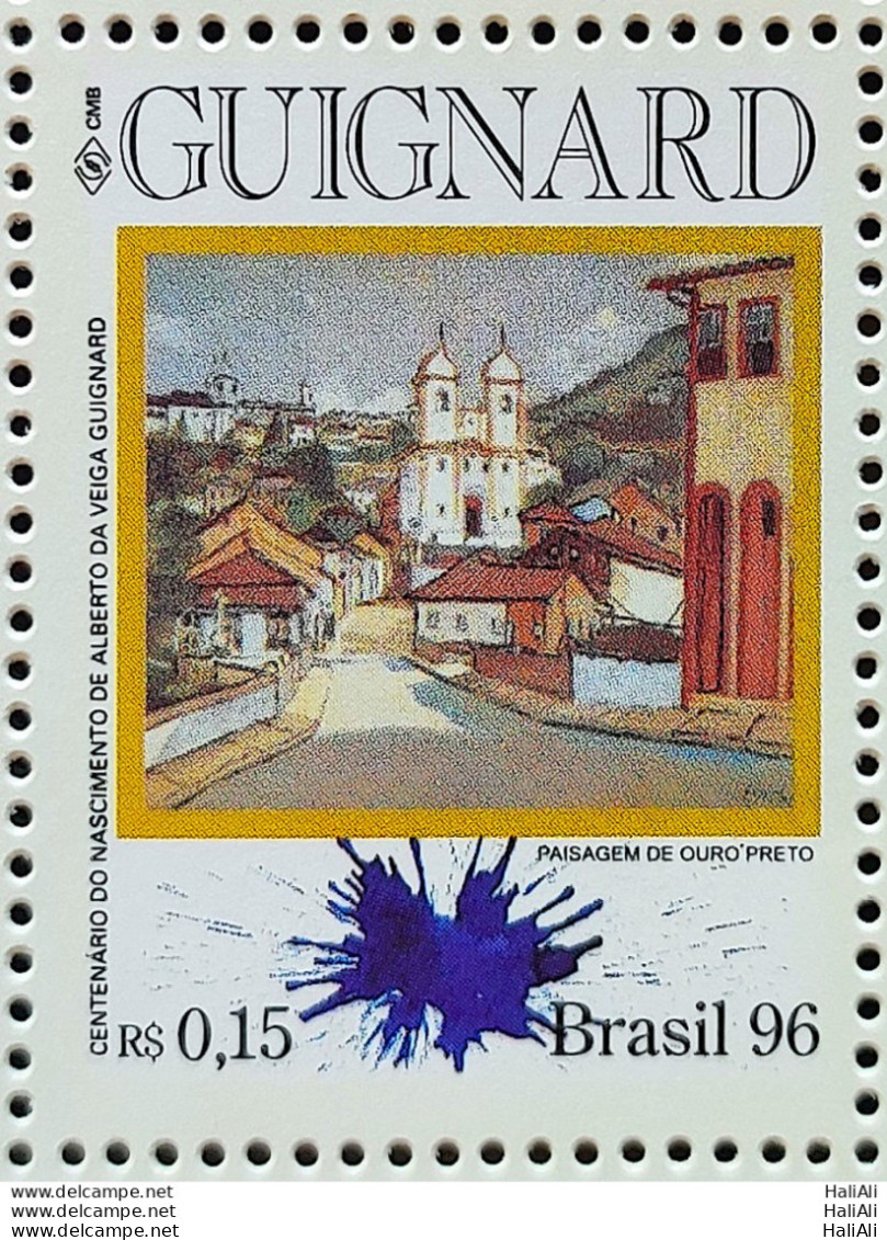 C 1989 Brazil Stamp 100 Years Alberto Da Veiga Guignard Art 1996 - Nuovi