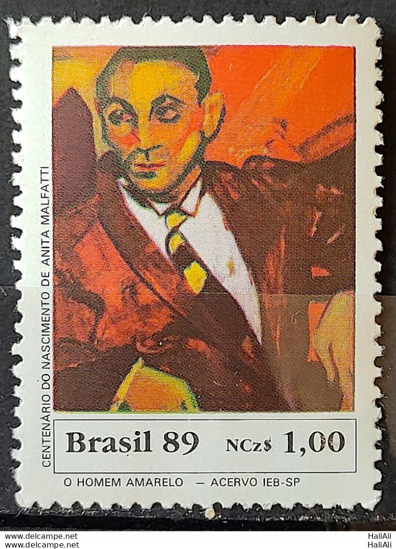 C 1663 Brazil Stamp 100 Years Anita Malfatti Painting Art 1989 - Ongebruikt