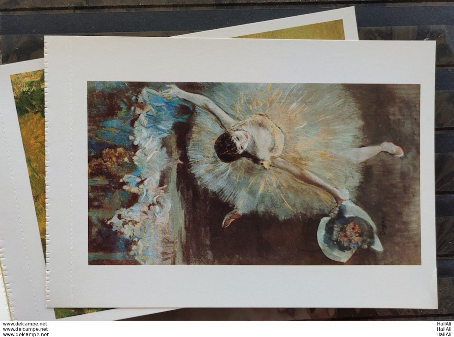 Postcard Edgar Degas Art Painture 30 Units 1989 Very Rare