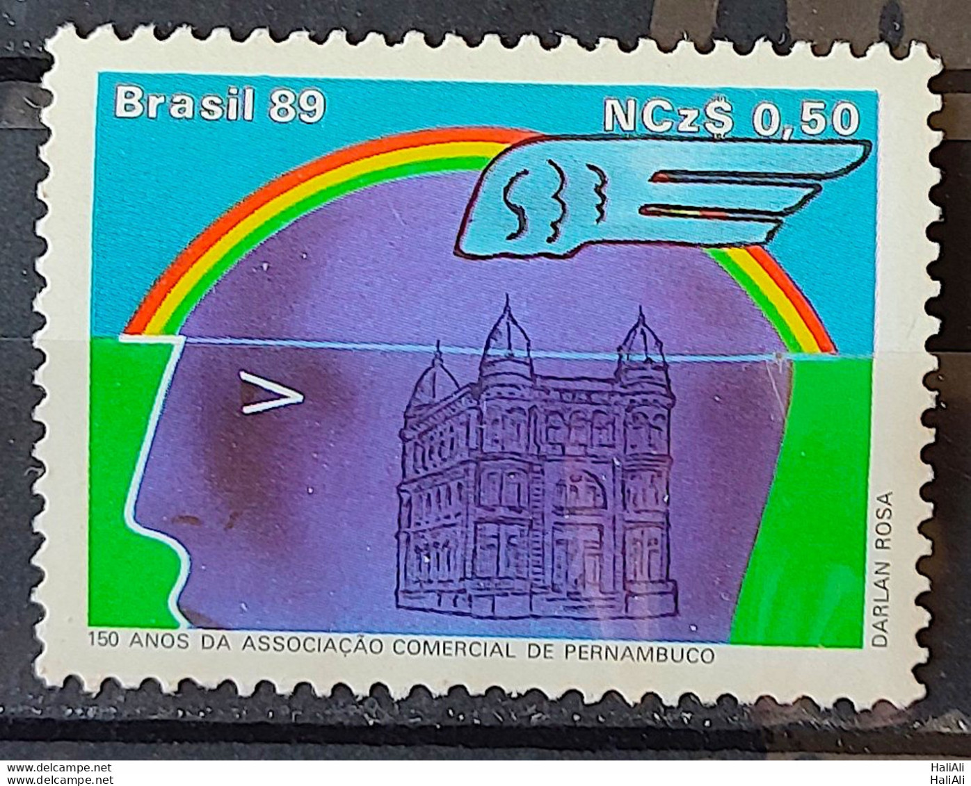 C 1642 Brazil Stamp 150 Years Commercial Association Of Pernambuco Economy 1989 - Ongebruikt