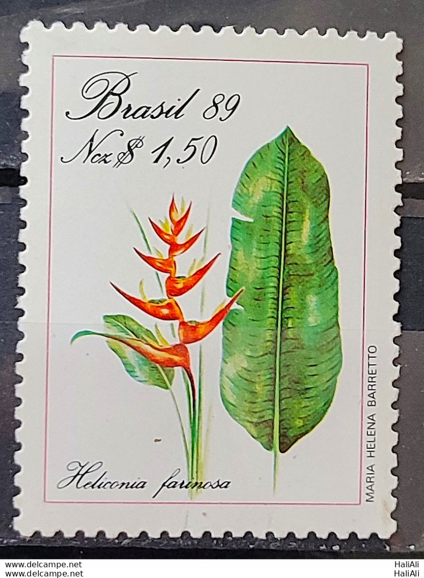C 1633 Brazil Stamp Of Preservation Of The Environment Flora 1989 - Neufs