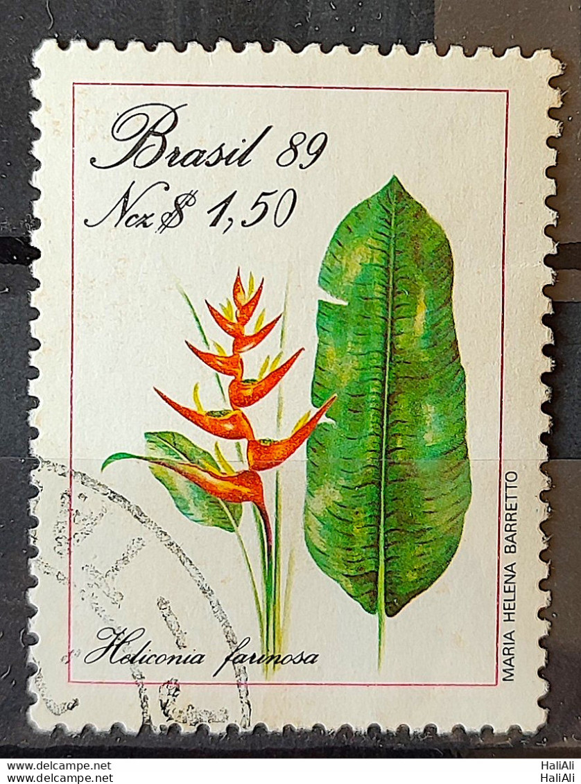 C 1633 Brazil Stamp Flora Preservation Environment 1989 Circulated 6 - Used Stamps