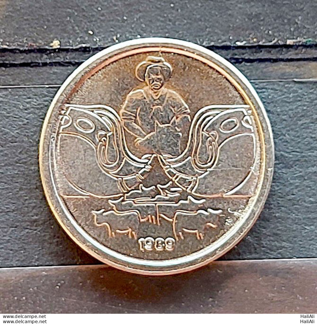 Brazil Coin Brasil 1989 1 Cruzado Novo Horse Pecuaria Sob - Viroflay
