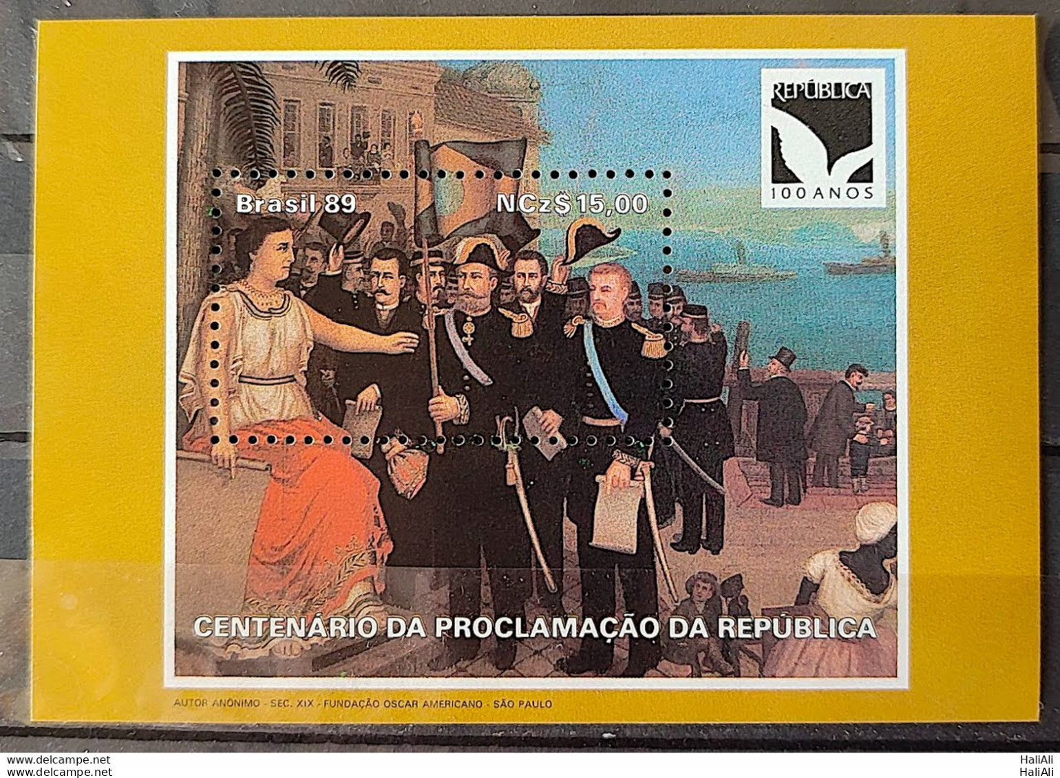 B 83 Brazil Stamp 100 Years Of Republic Proclamation 1989 - Neufs